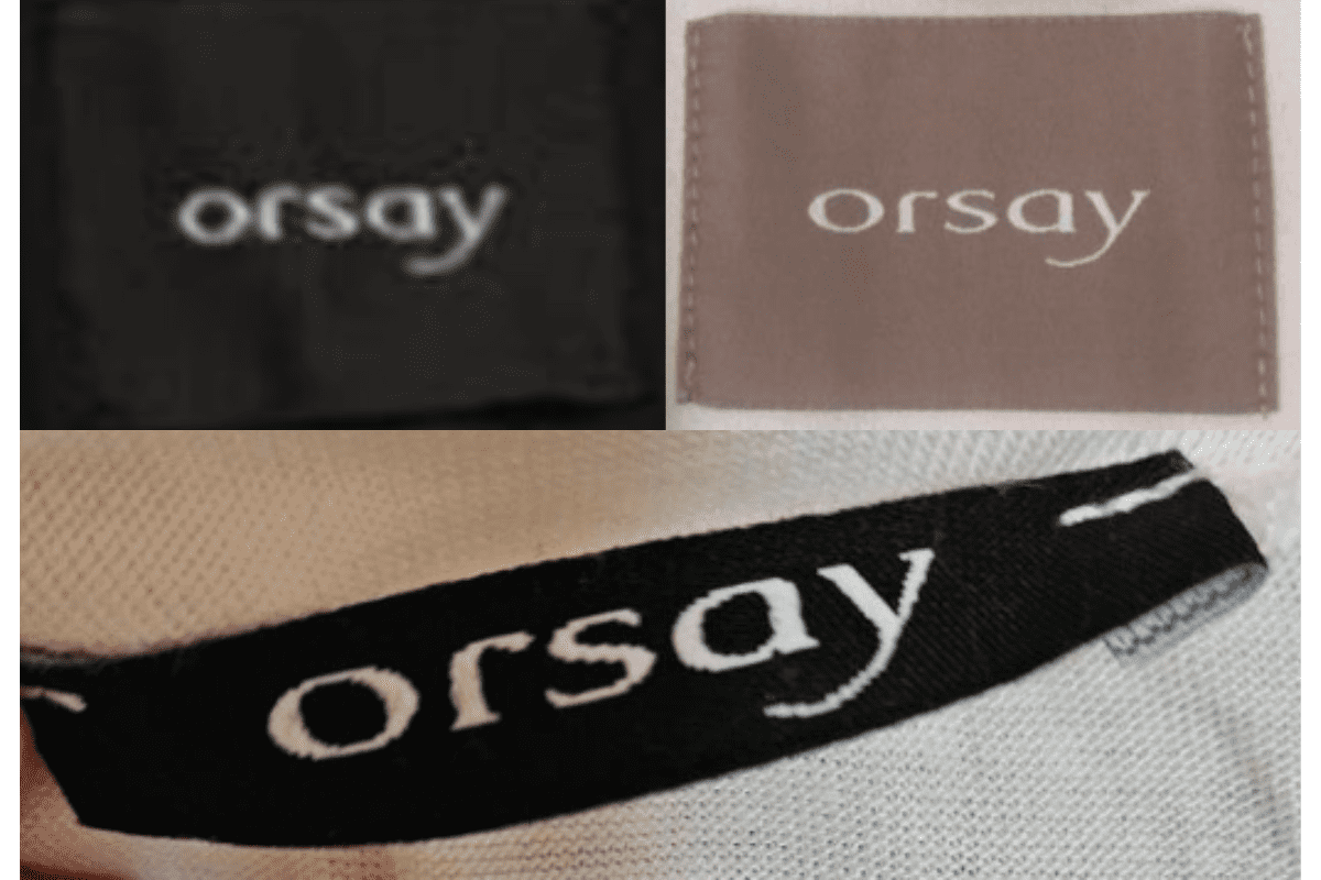 2010s vintage Orsay tags label