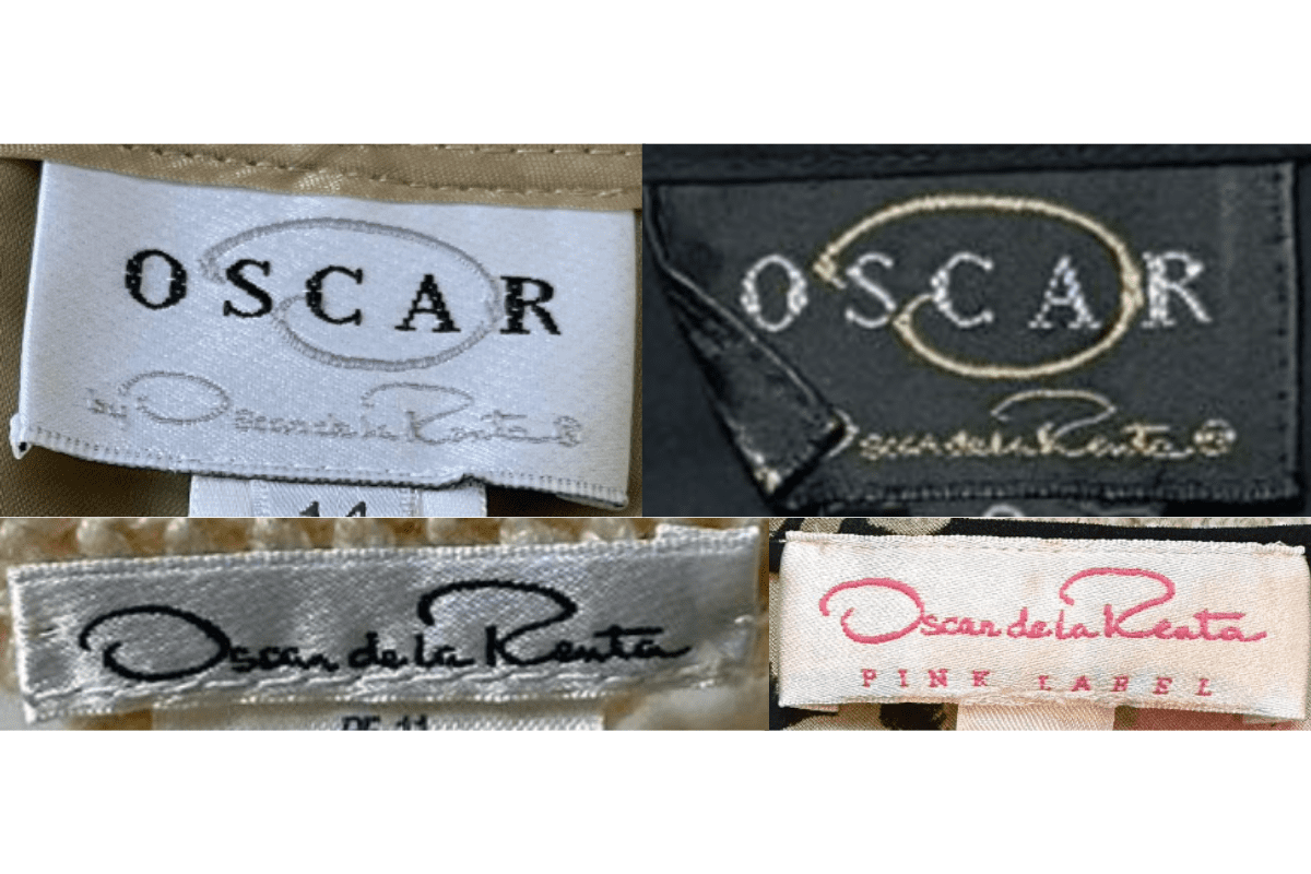 2000s vintage Oscar de la Renta tags label