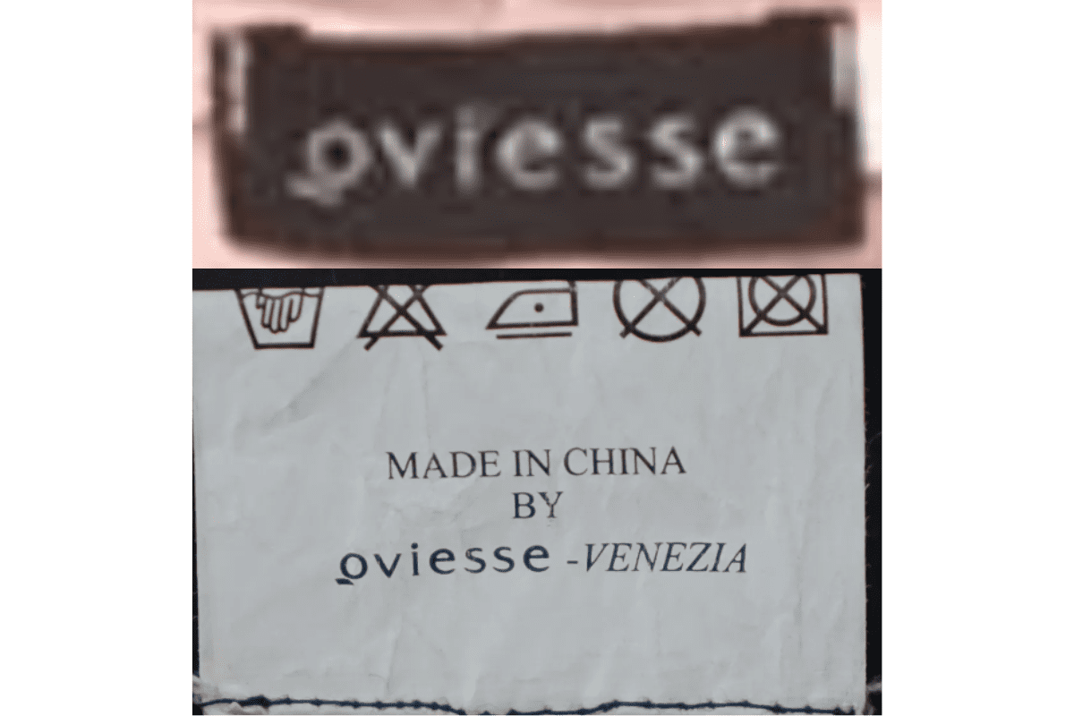 2000s vintage OVS tags label