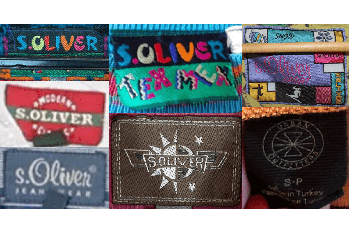 1990s vintage s.Oliver tags label