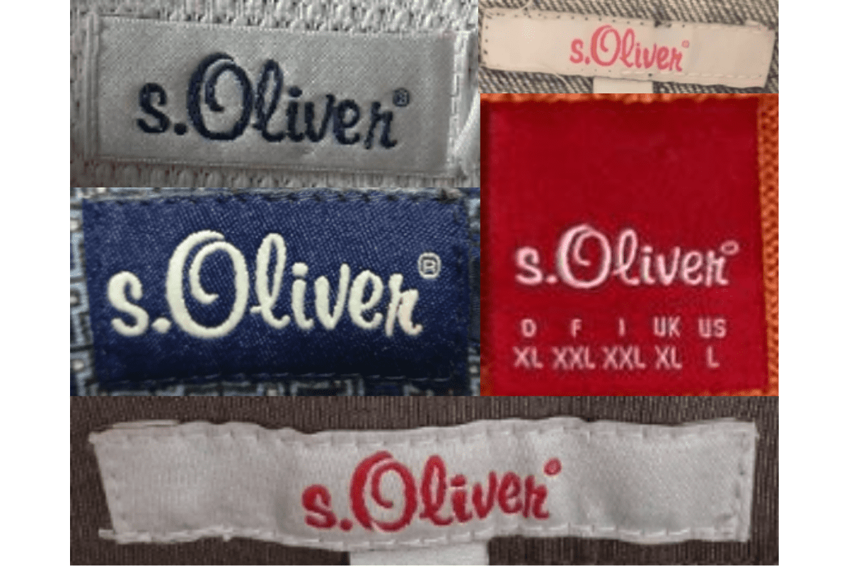 2000s vintage s.Oliver tags label