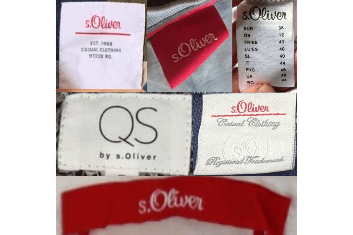 2010s vintage s.Oliver tags label
