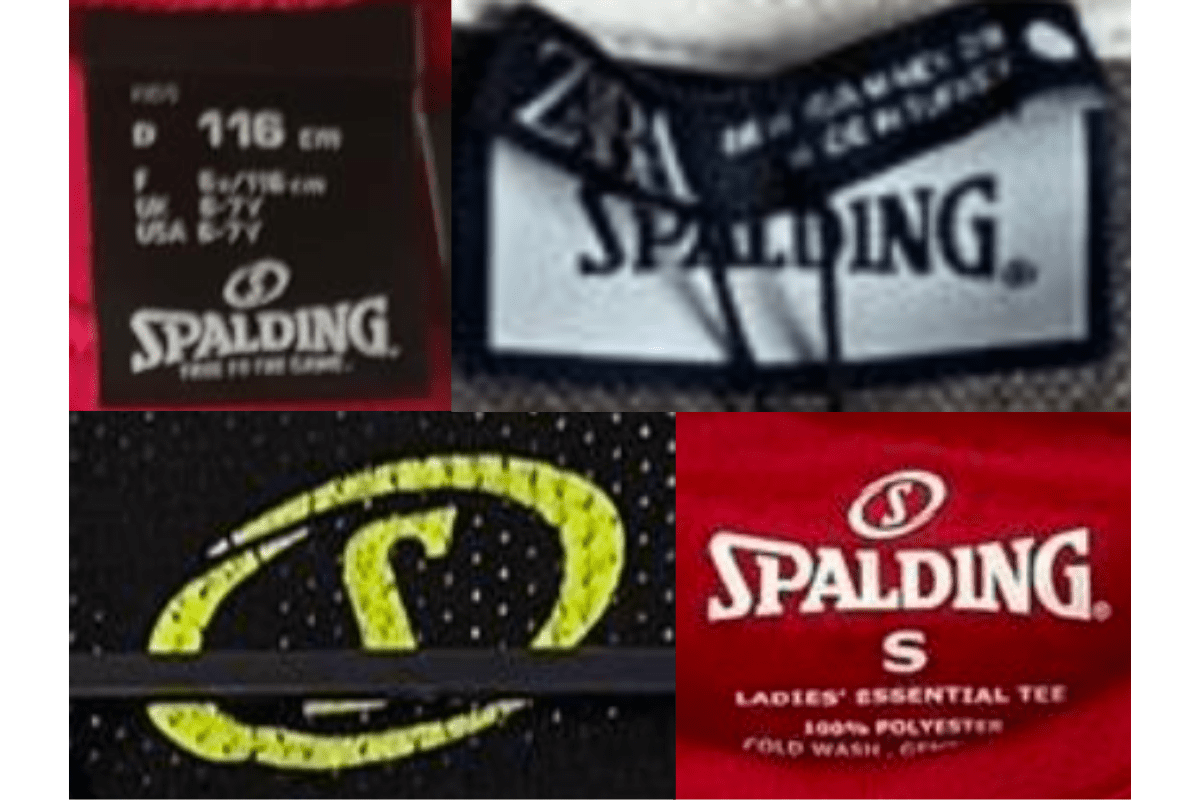 2010s vintage Spalding tags label