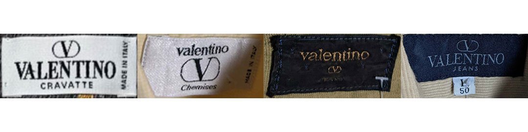 2000s vintage Valentino tags label