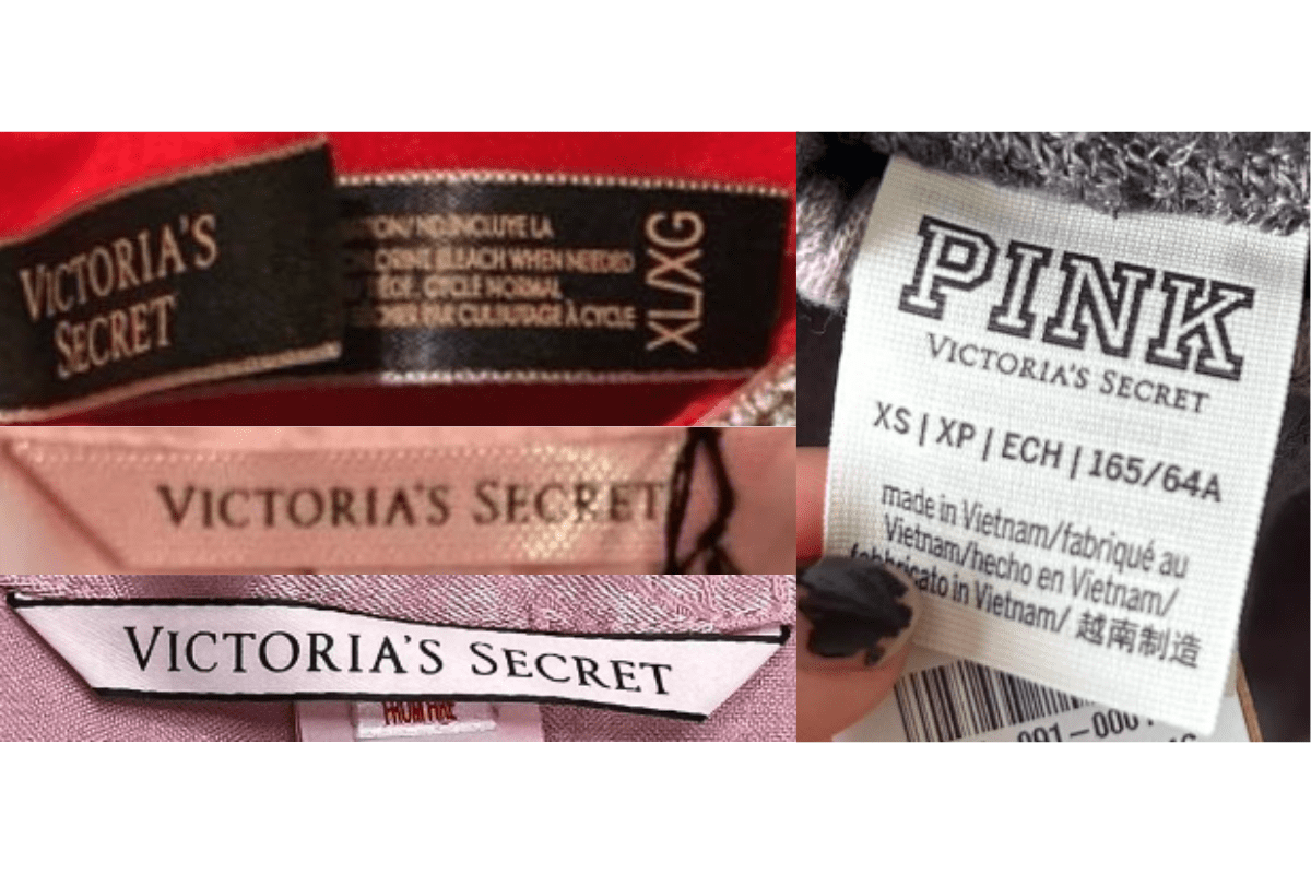 2010s vintage Victoria’s Secret tags label