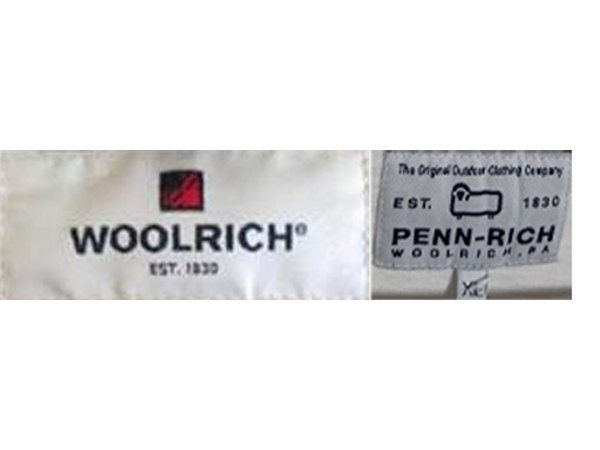 All-Caps Modern Tags label